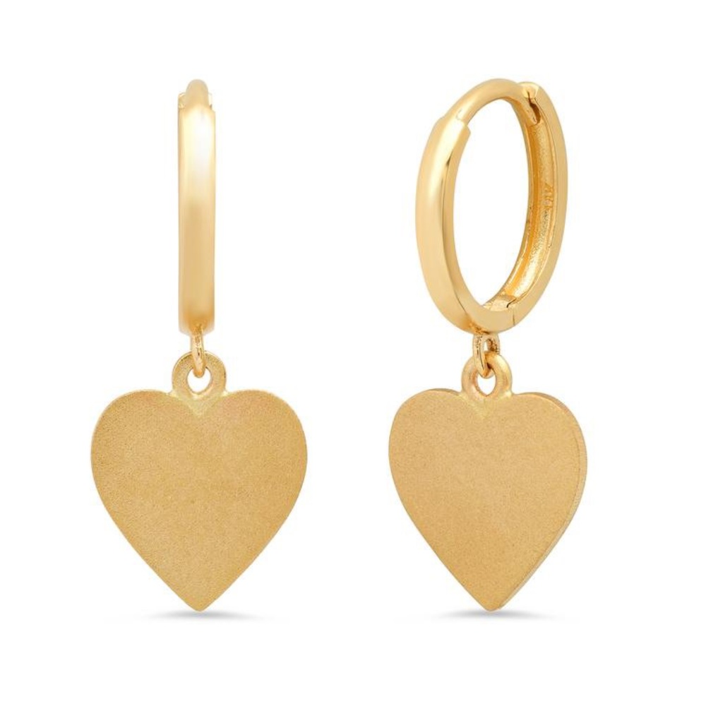 Molly Sims heart earrings